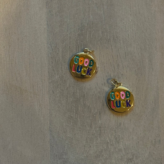 GOOD LUCK CIRCLE CHARM